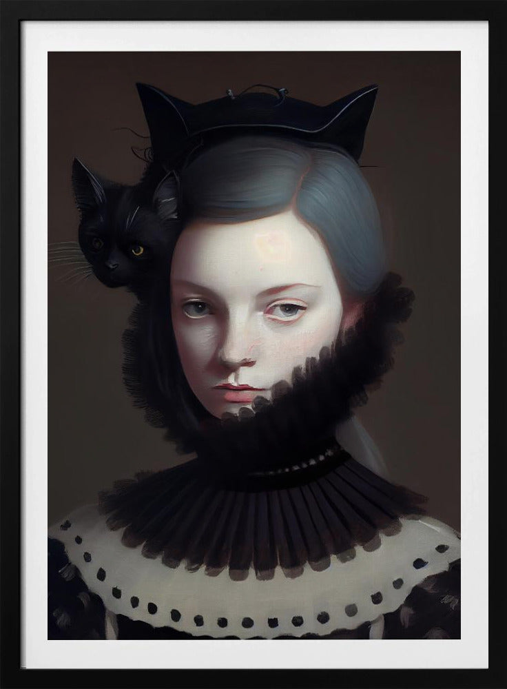 Signorina Gattina Nera | Poster - Stampe d’Arte