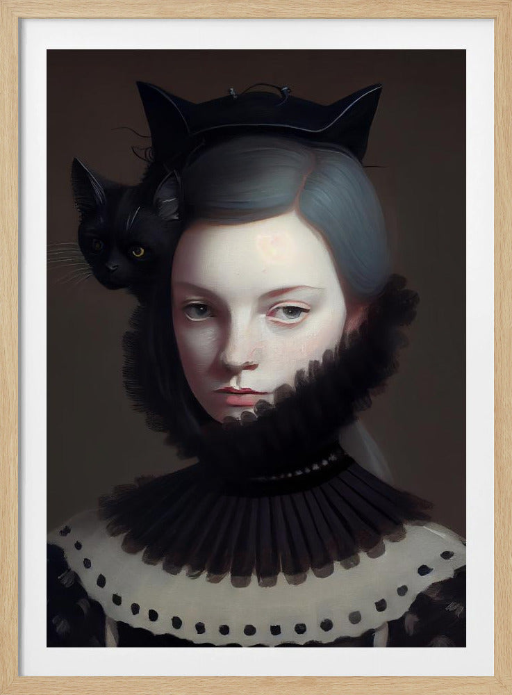 Signorina Gattina Nera | Poster - Stampe d’Arte
