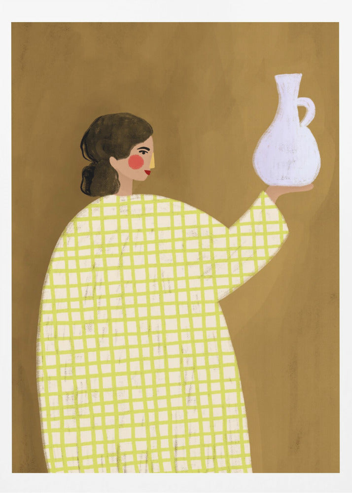 The Woman With Vase | Poster