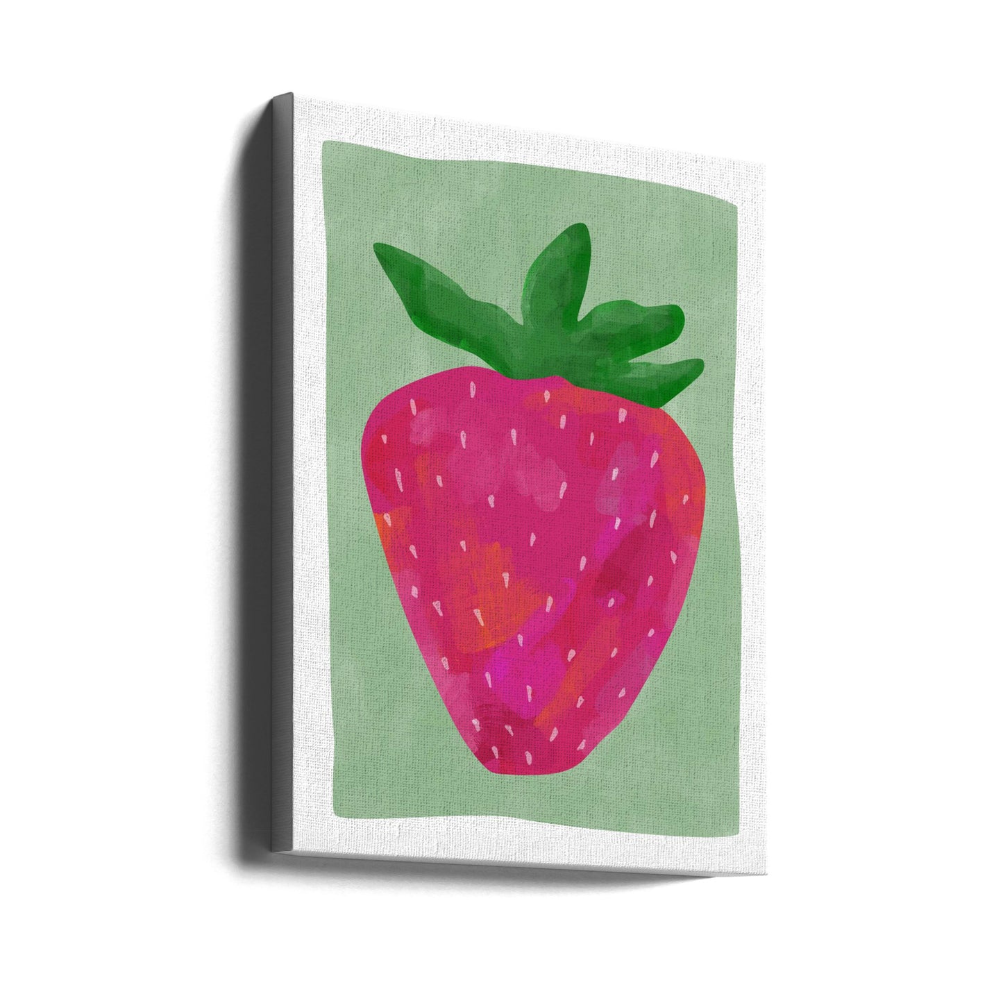 Vibrant strawberry | Canvas