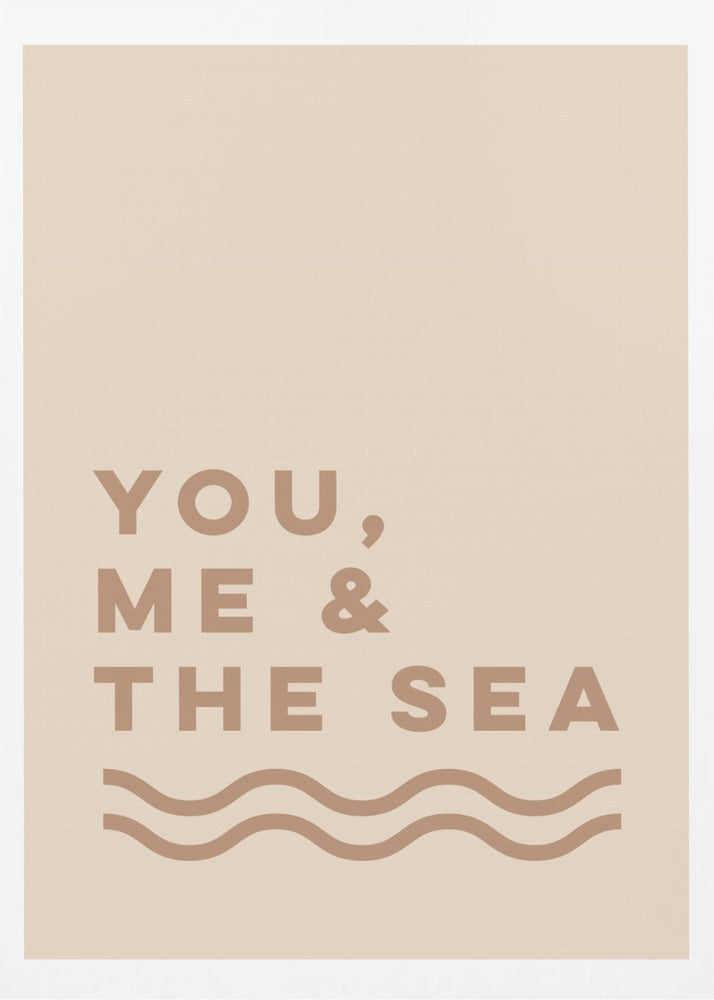 You Me And The Sea (Sand) | Poster