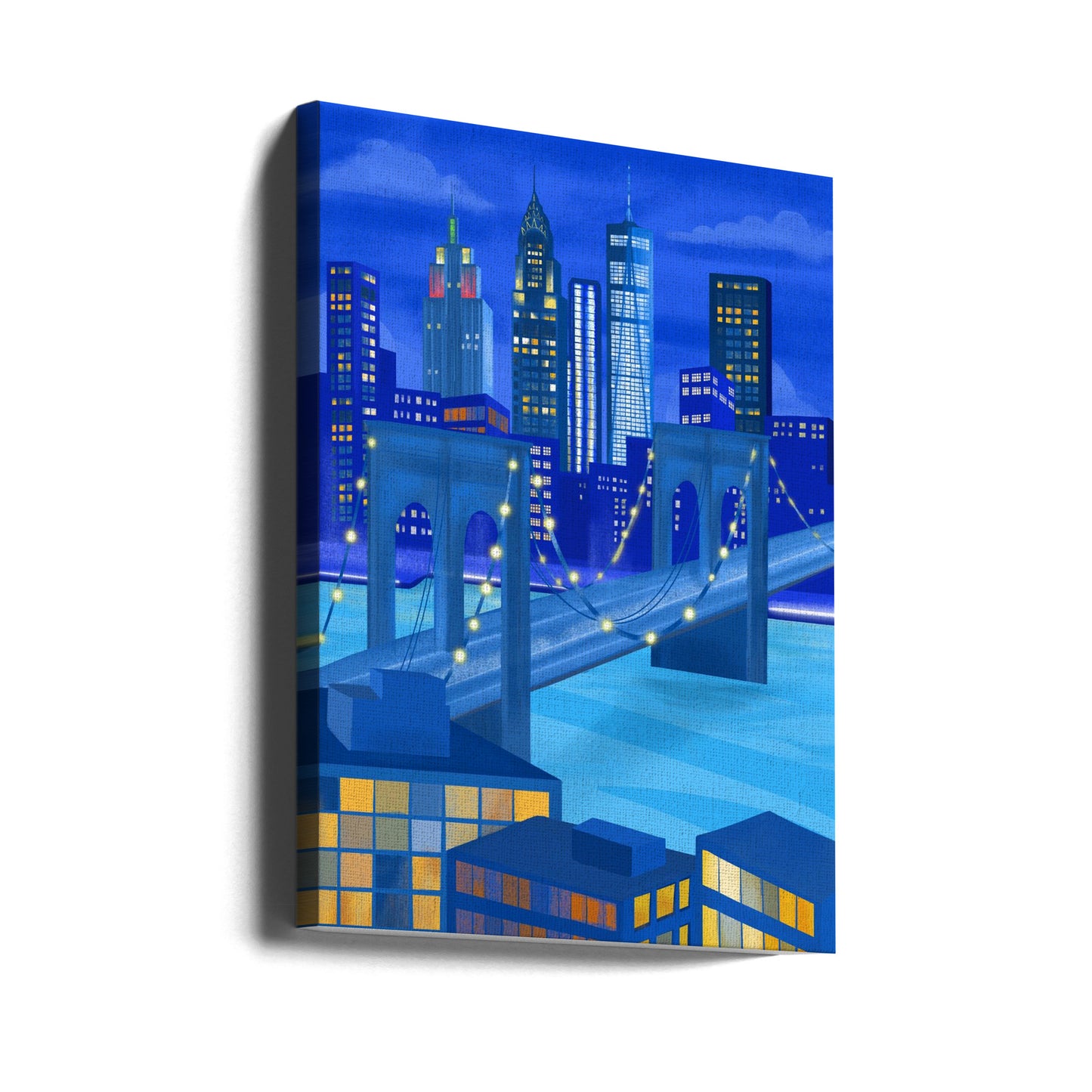 New York di notte | Stampe su Tela