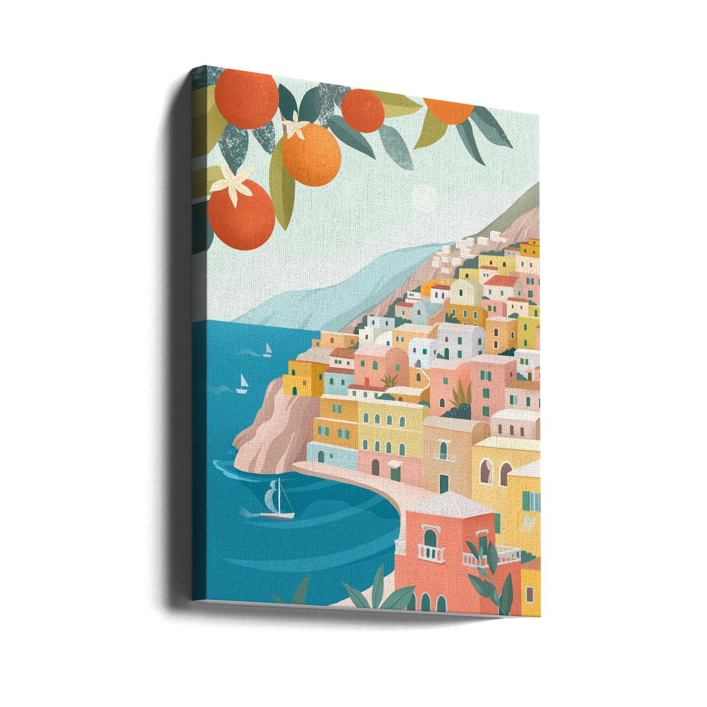 Costiera di Positano Italia | Stampe su Tela