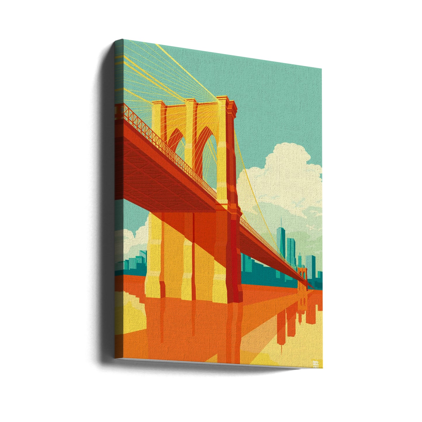 New York Brooklyn-broen | Lerretsbilder
