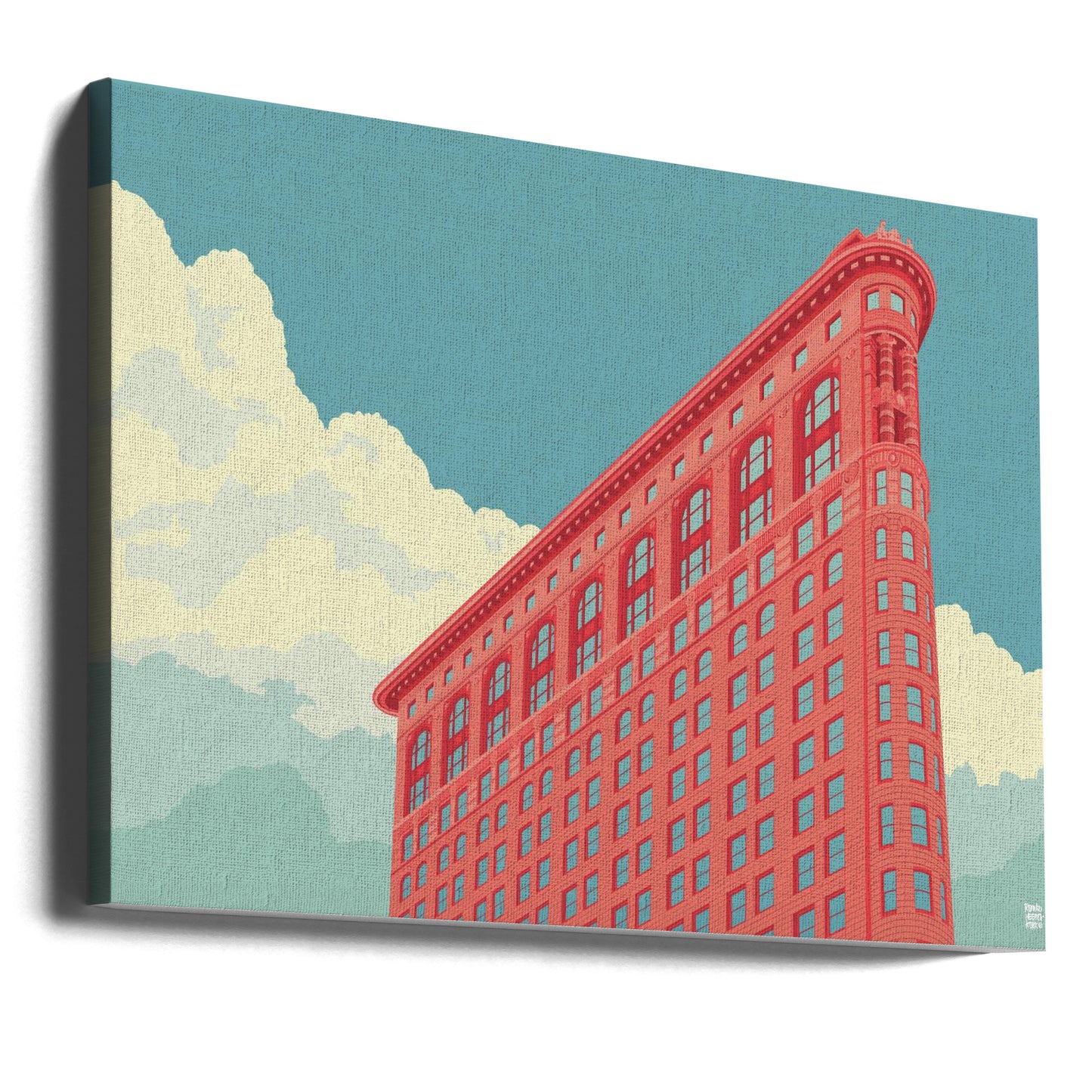 New York Flatiron-bygningen | Lærredsbilleder