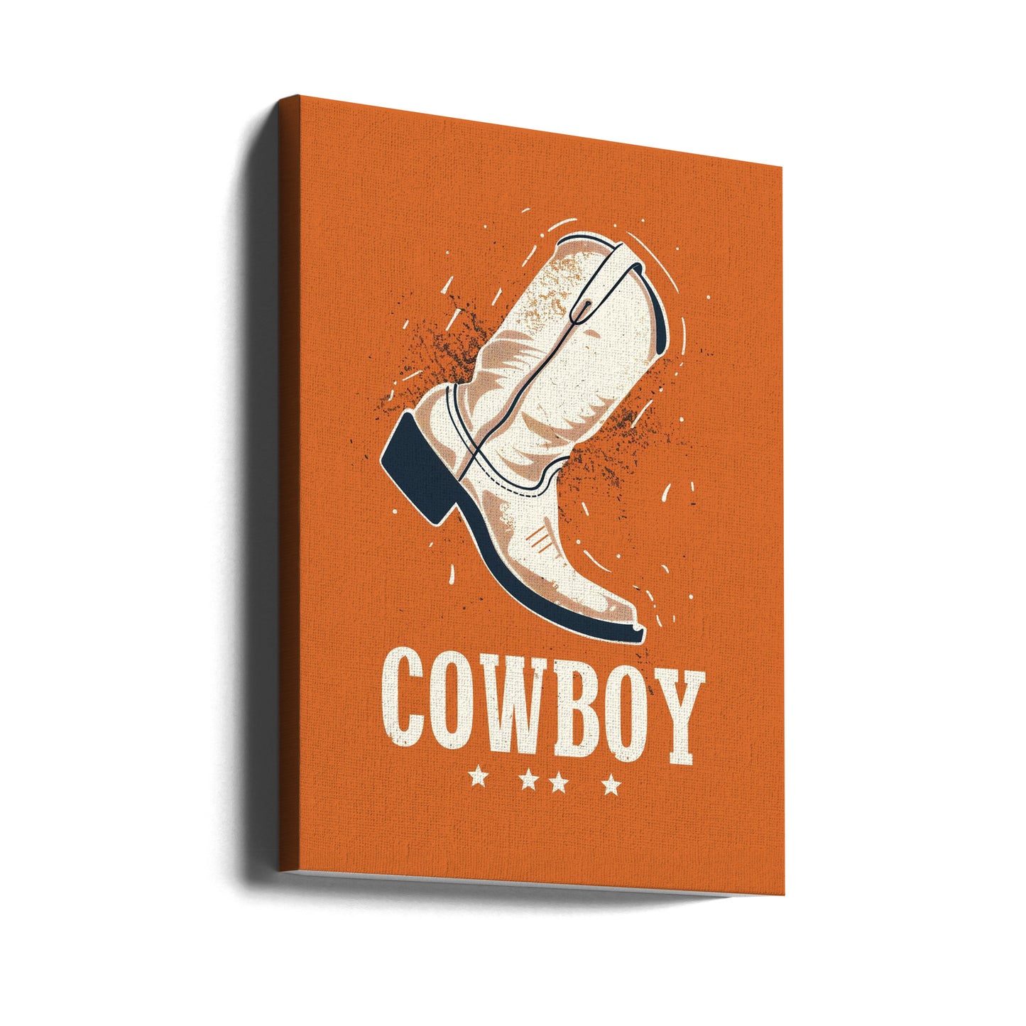 Vintage cowboylaarzen | Canvasprints