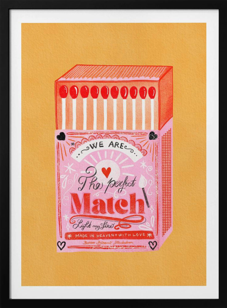 Boîte d'allumettes-L'allumette parfaite | Posters - Affiche Artistique