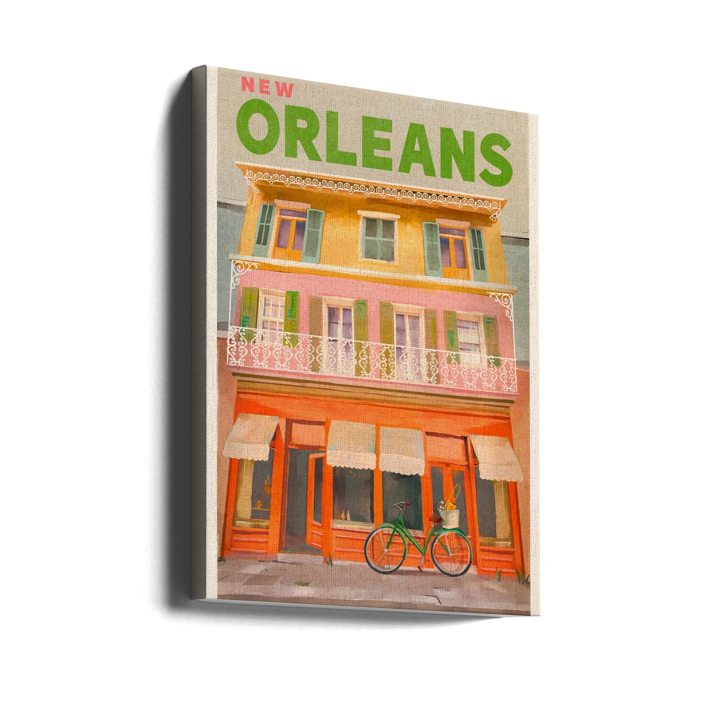 Viajes clásicos de Nueva Orleans, Luisiana Posters  - Impresiones de Arte | Impresiones en Lienzo