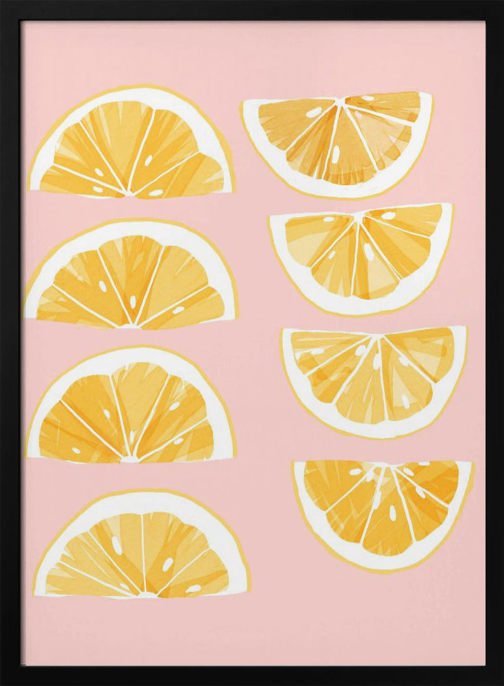 Sliced Lemons | Poster