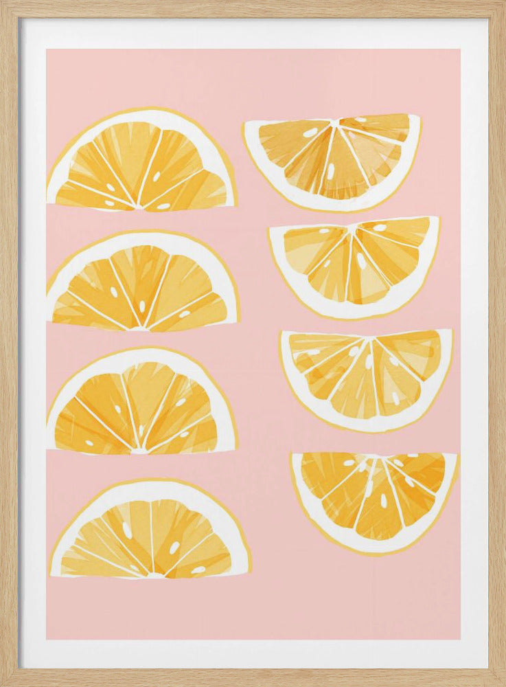 Sliced Lemons | Poster