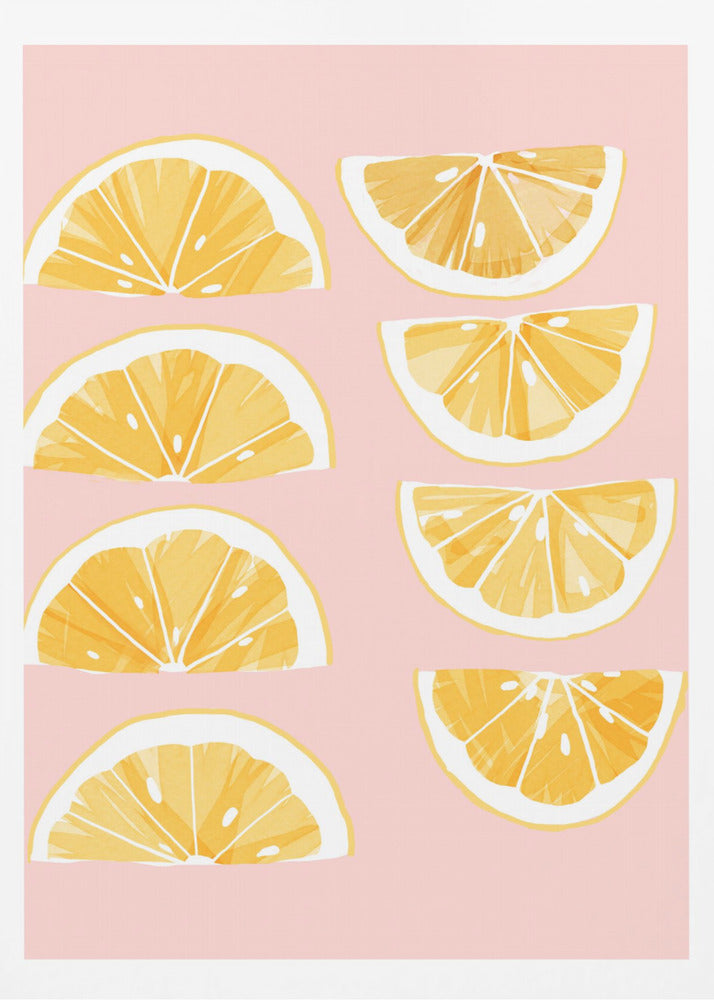 Sliced Lemons | Poster