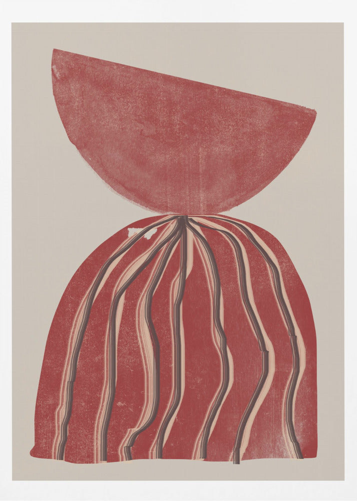Purpurrote Silhouette | Poster