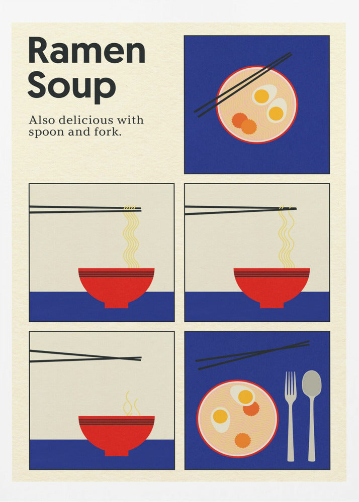 Poster Ramen Soup | Poster