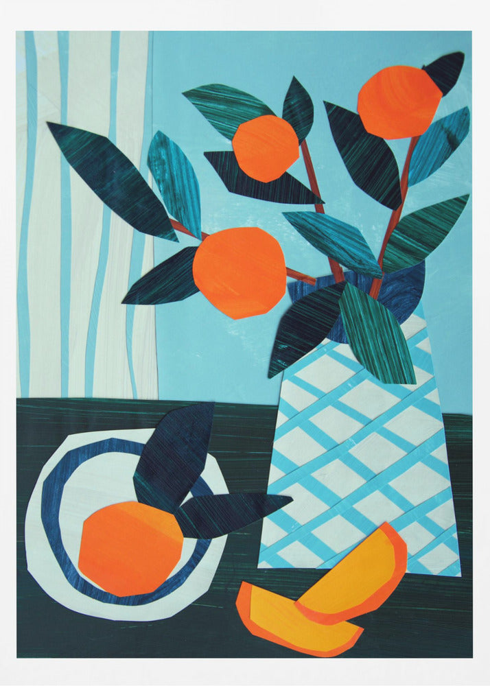 Citrus Morning Still Life | Poster