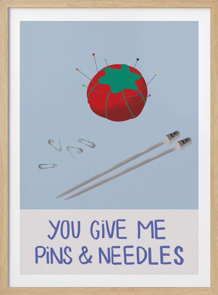 Ameisen und Nadeln | Poster - Kunstdruck