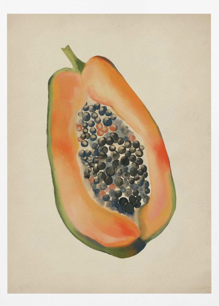 Vintage fruit- Papaya | Poster