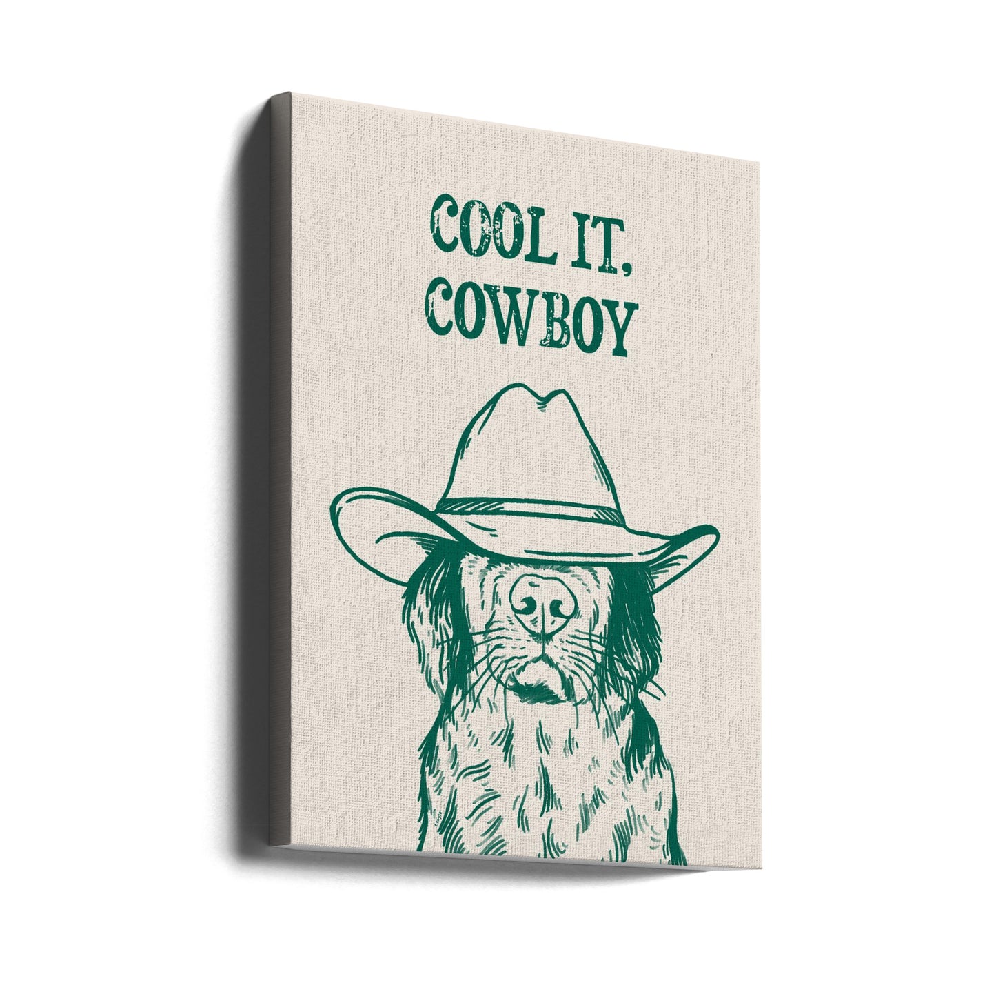 Cool det Cowboygrönt | Canvas