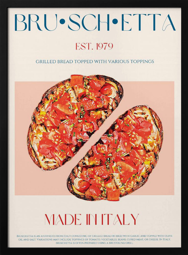 Geschmackvolle Bruschetta | Poster