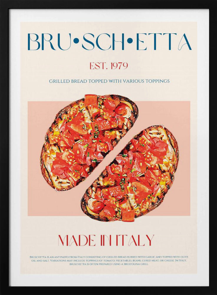 Geschmackvolle Bruschetta | Poster