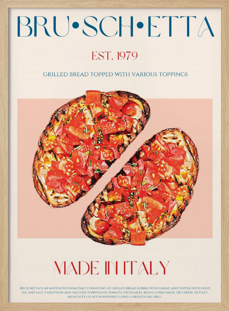 Geschmackvolle Bruschetta | Poster