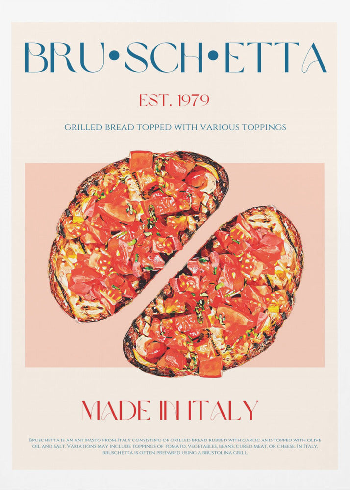 Geschmackvolle Bruschetta | Poster