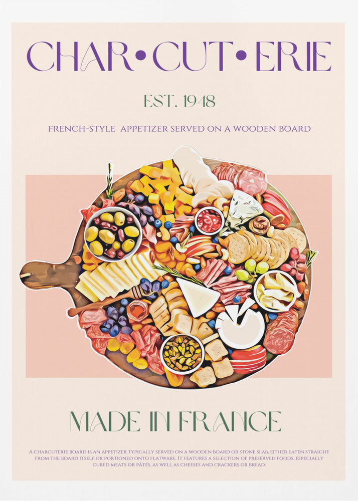 French Feast Board | Poster