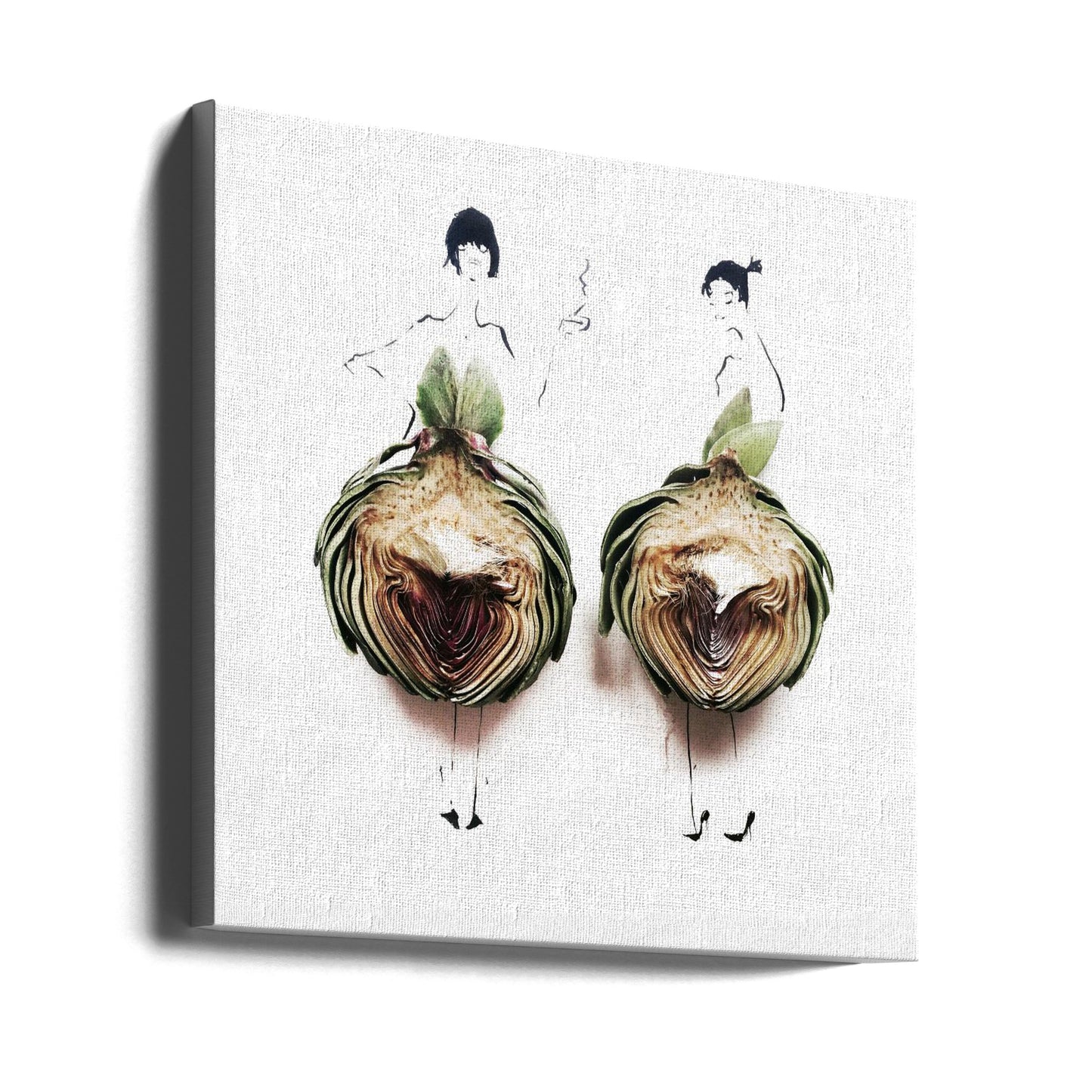 Kronärtskocka-duo | Canvas