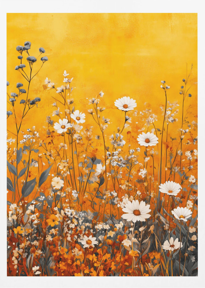 Wildflower Meadow Evergreen Flowers | Poster