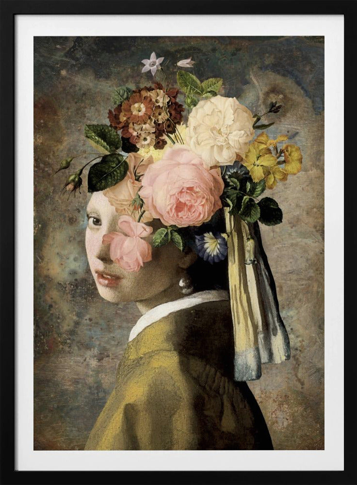 Das Mädchen mit dem Perlenohrring – die Metallic Edition | Poster