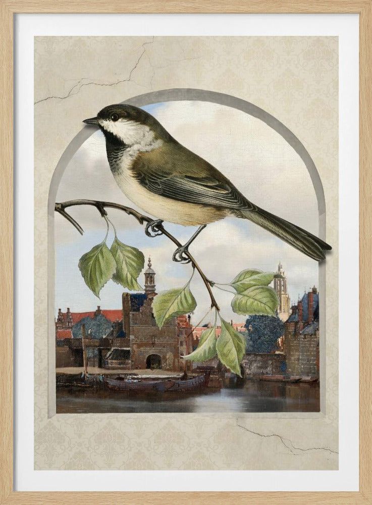 Vogelperspektive auf den Torbogen | Poster