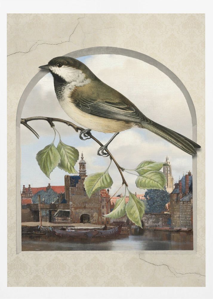Vogelperspektive auf den Torbogen | Poster
