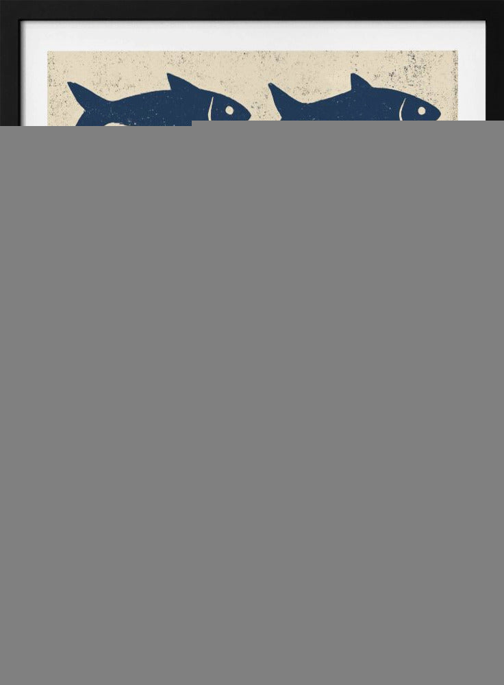 Blue Fish Array | Poster
