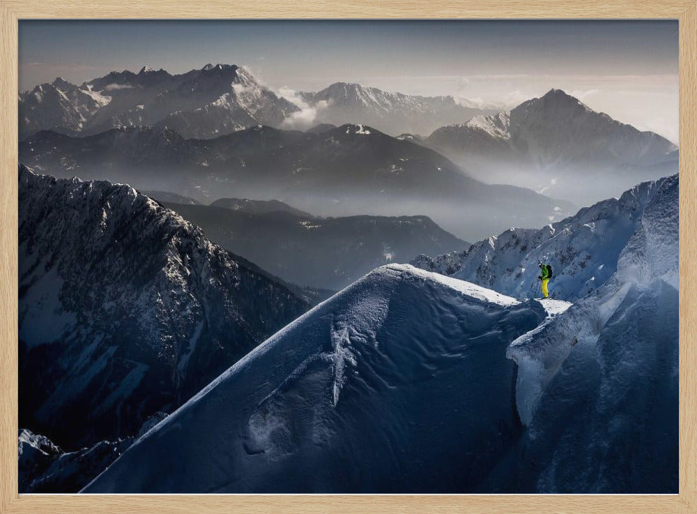Momentos de silencio antes del descenso | Posters  - Impresiones de Arte