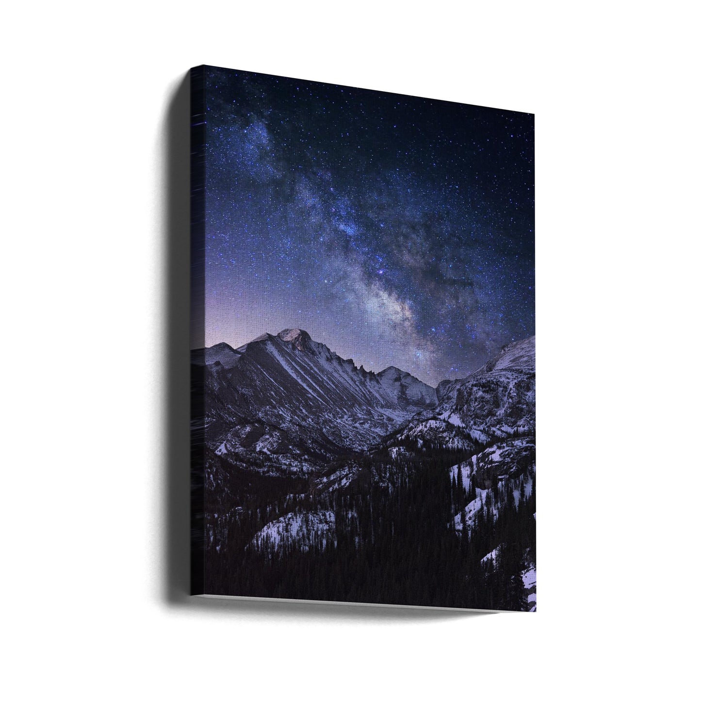 Mælkevejen over Longs Peak | Lærredsbilleder