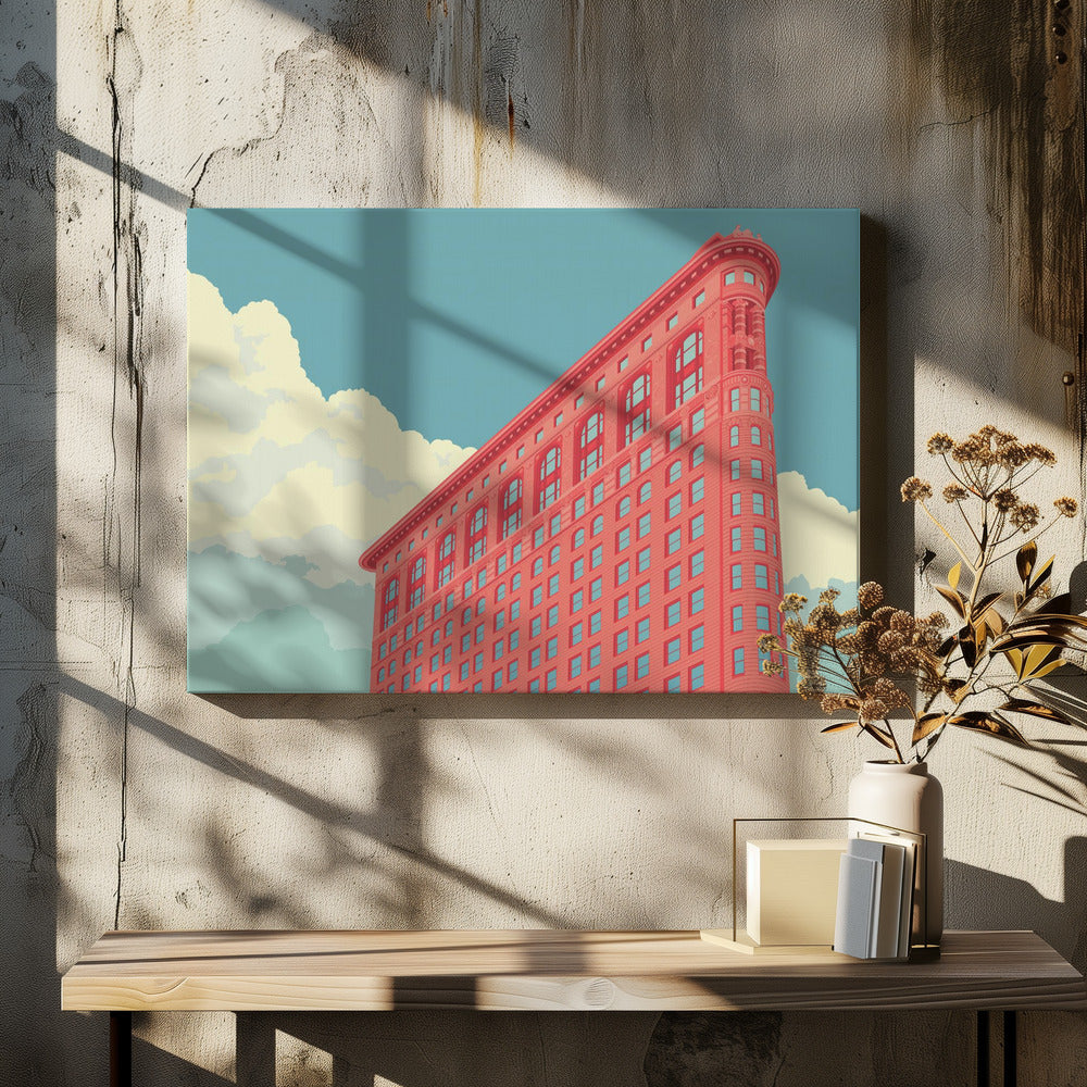 New York Flatiron-bygningen | Lærredsbilleder