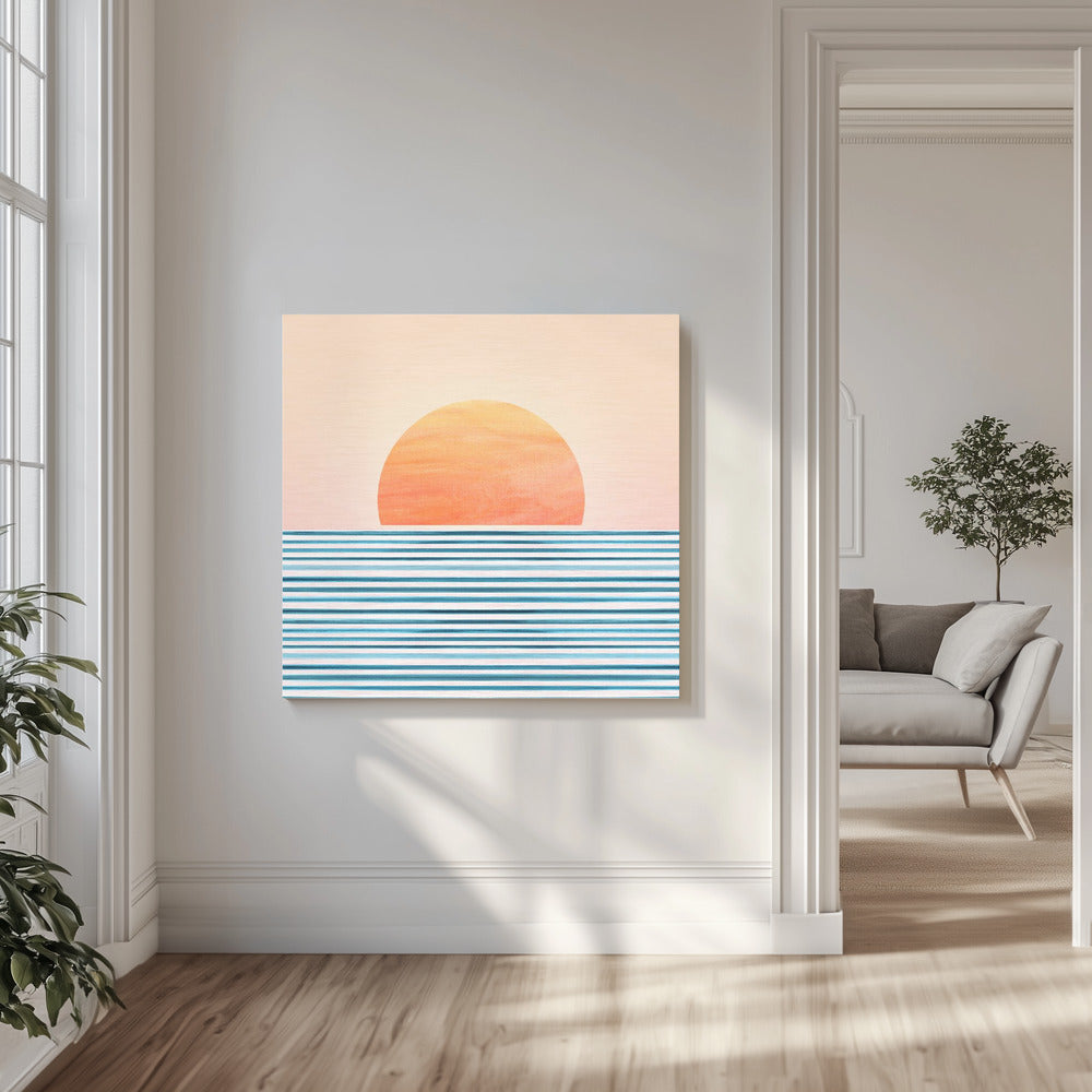 Minimalist Sunset 1 | Canvas