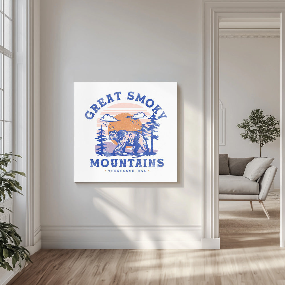 Great Smoky Mountainsin kansallispuisto Tennesseessä | Canvastaulut