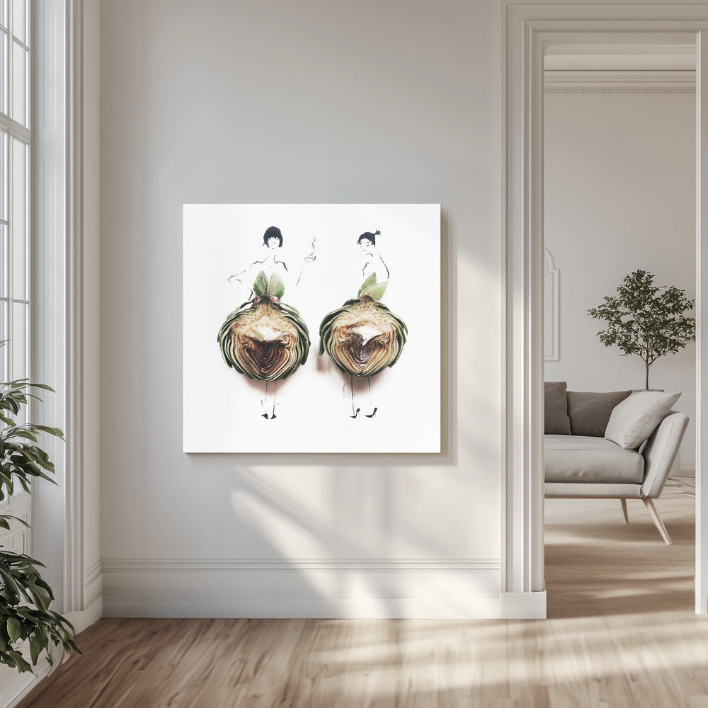 Kronärtskocka-duo | Canvas