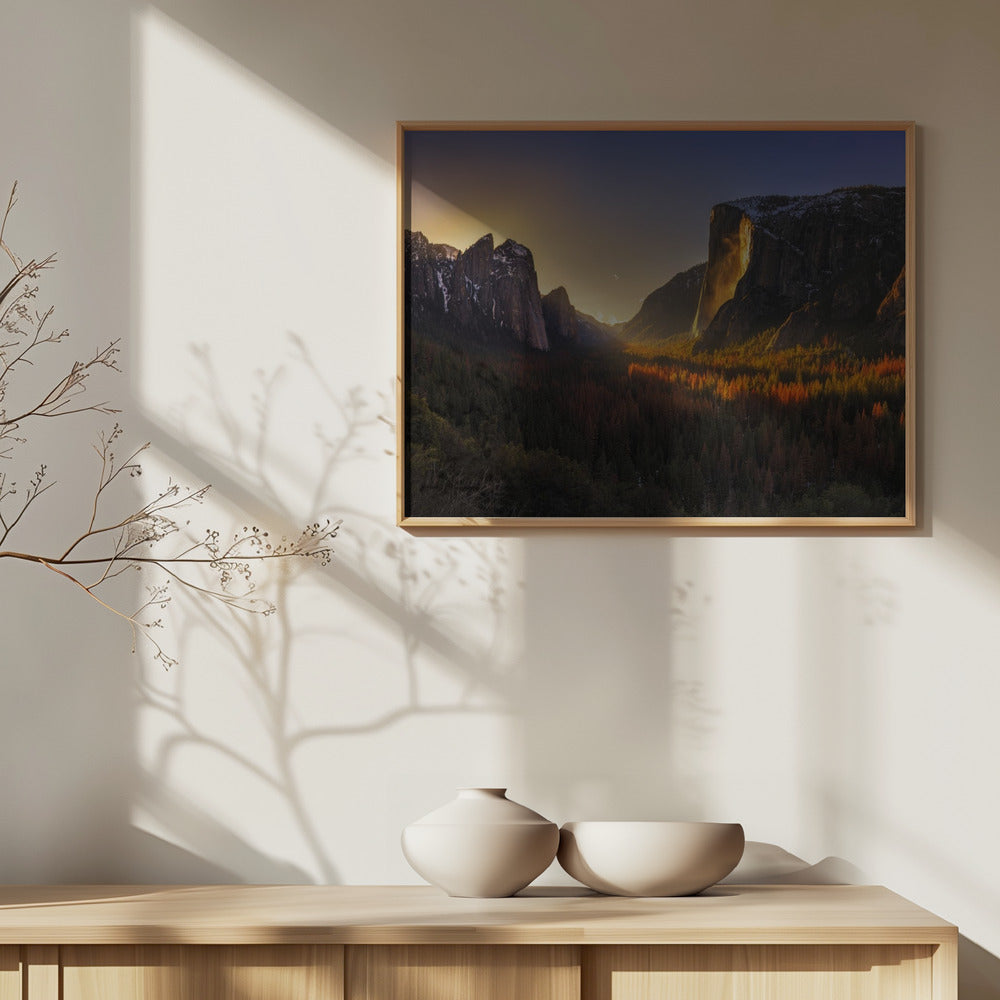 Cascata di fuoco di Yosemite | Poster - Stampe d’Arte