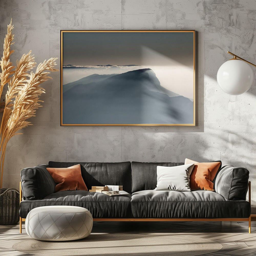 Alpensegeln | Poster - Kunstdruck
