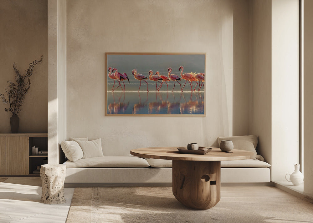 Flamingo | Plakater - Kunsttryk