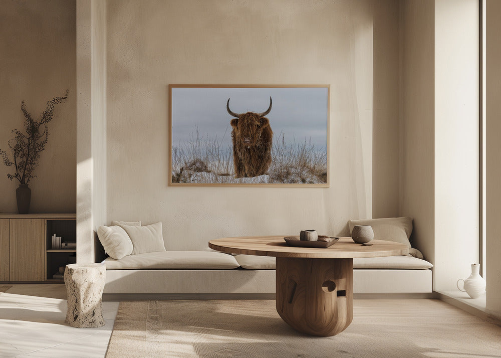 Highlander en la nieve | Posters  - Impresiones de Arte