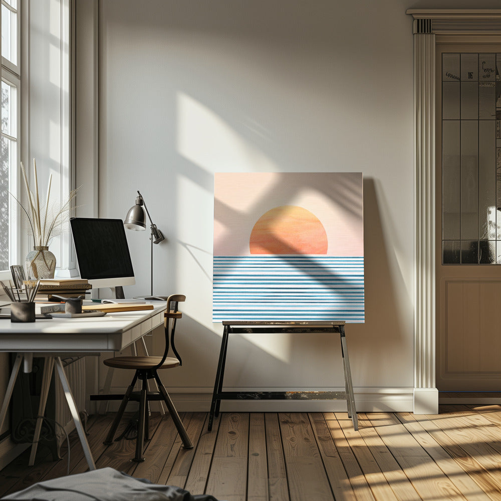 Minimalist Sunset 1 | Canvas