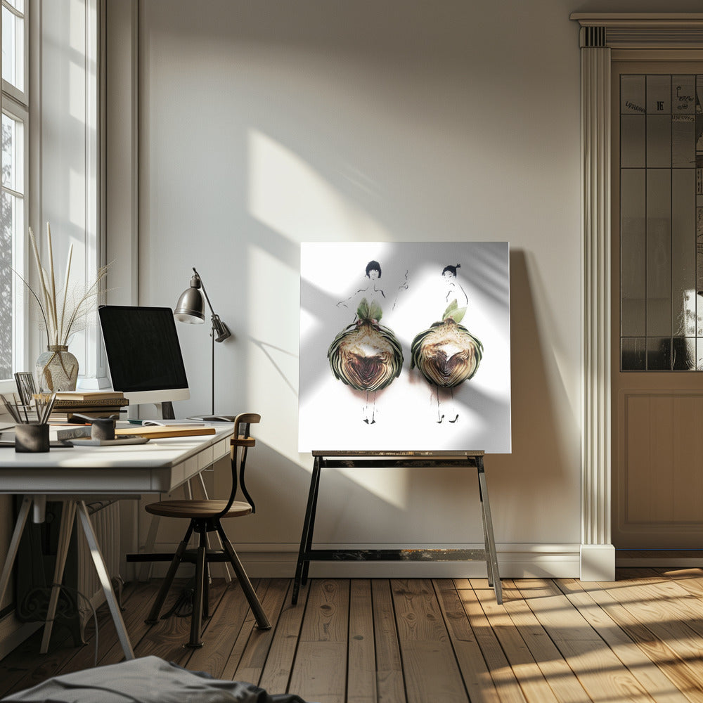 Kronärtskocka-duo | Canvas