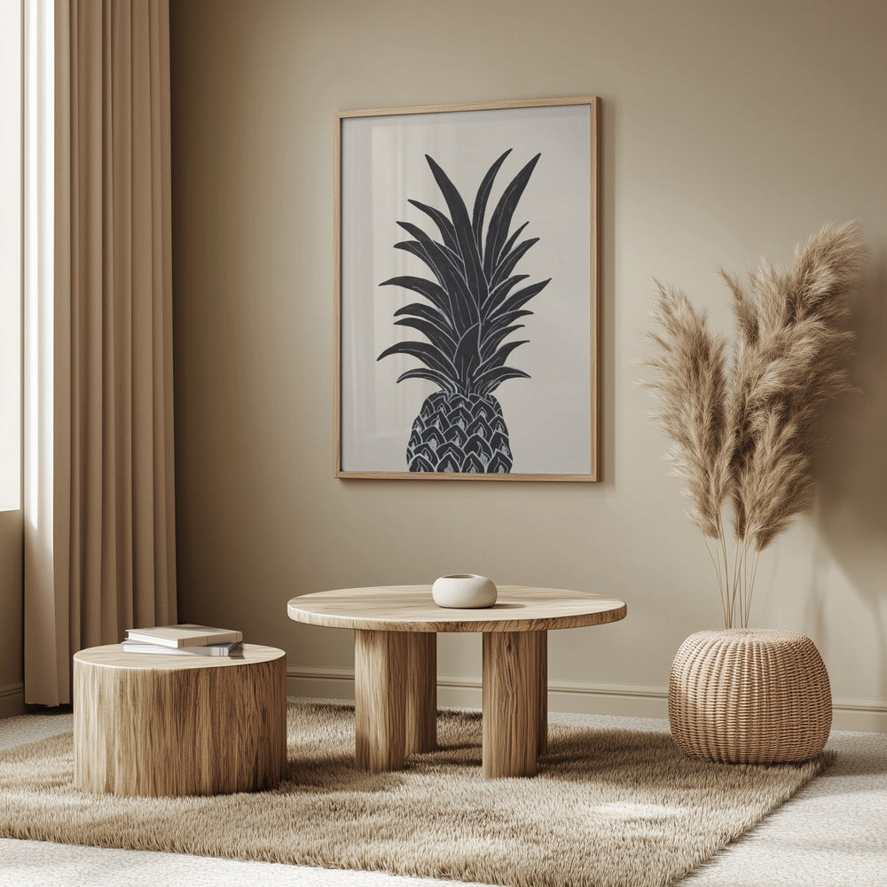 Piña negra | Posters  - Impresiones de Arte