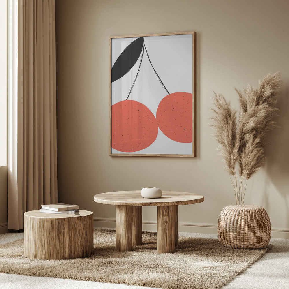 Rode kersen | Posters - Kunstdrukken