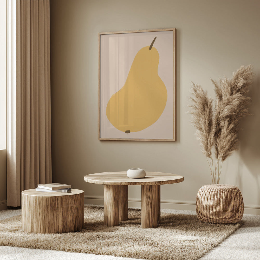 Golden Pear Still | Posters - Affiche Artistique