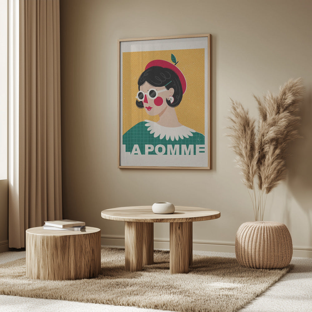 La Pomme French Fashion Portrait | Poster