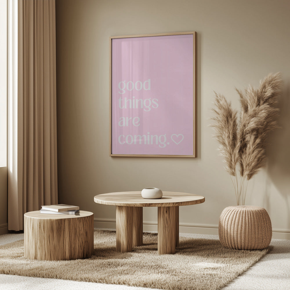 Hopeful Pink Breeze | Poster