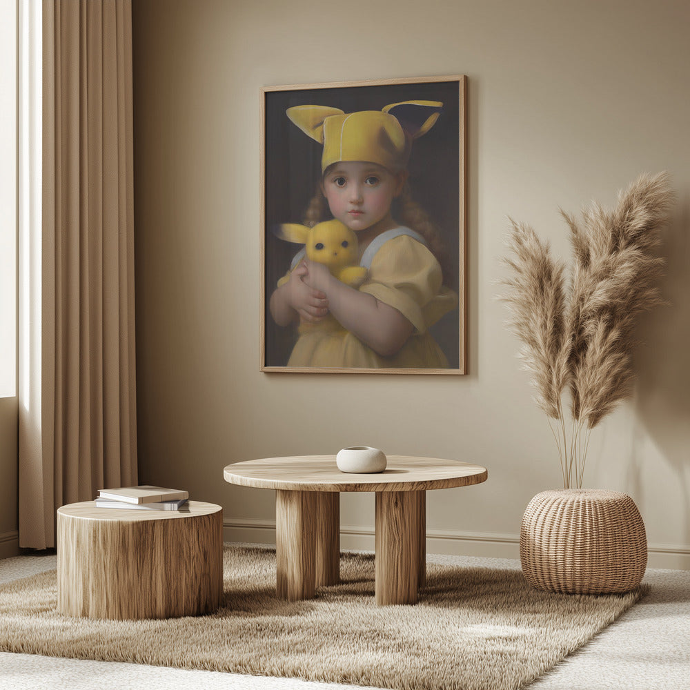 Kawaii lille pige | Plakater - Kunsttryk